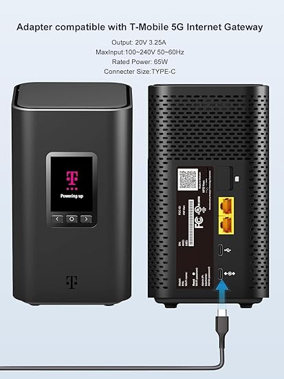 Power Adapter Compatible with T-Mobile 5G Internet Gateway - Arcadyan KVD21 Power Cord Charger Conn