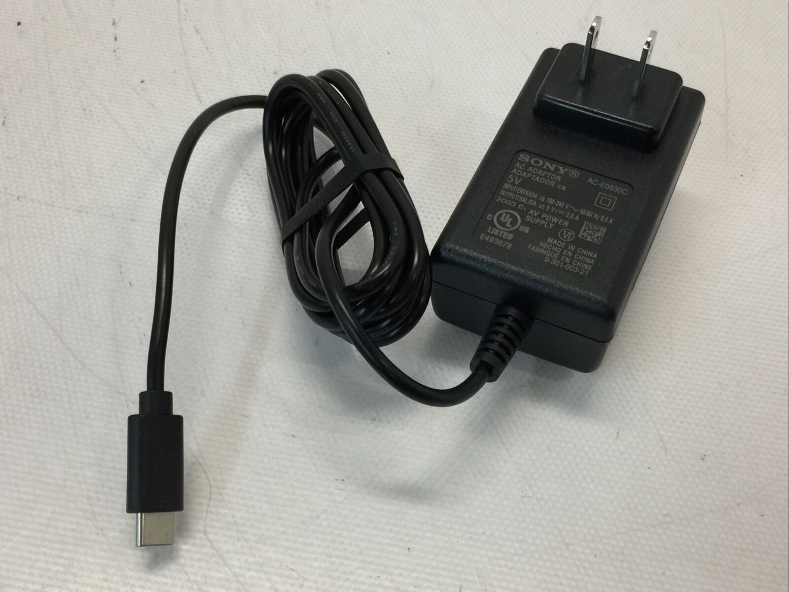 SONY USB-C Type-C AC Adapter 5 V 3.0A AC-E0530C Power Supply Charger Universal Connection Split/D