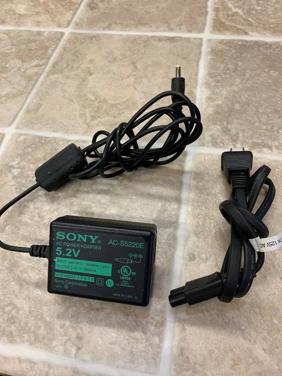 *Brand NEW* Sony 5.2V 2000mA AC DC Adapter AC-S5220E POWER SUPPLY