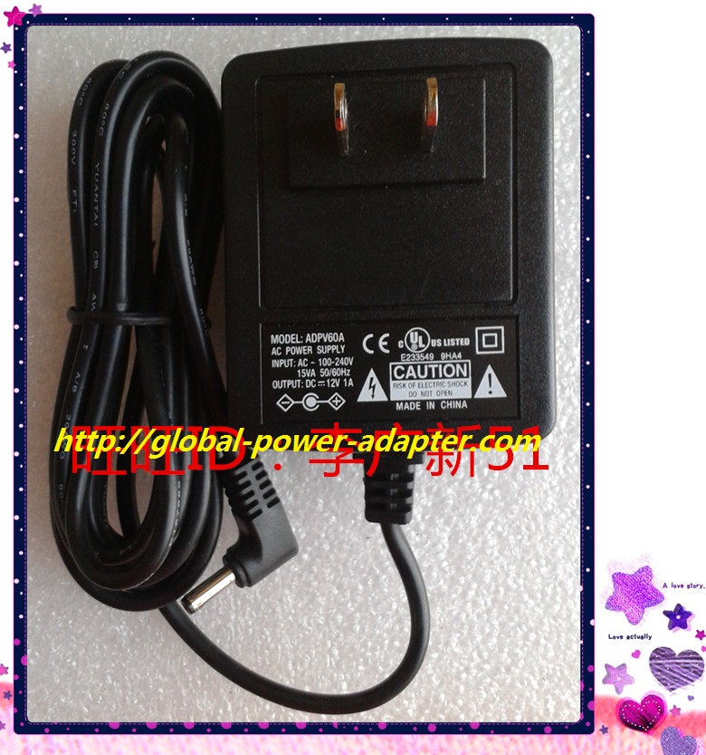 *Brand NEW* GENUINE Original S018BAM1200100 ADPV60A 12V 1A AC DC Adapter POWER SUPPLY