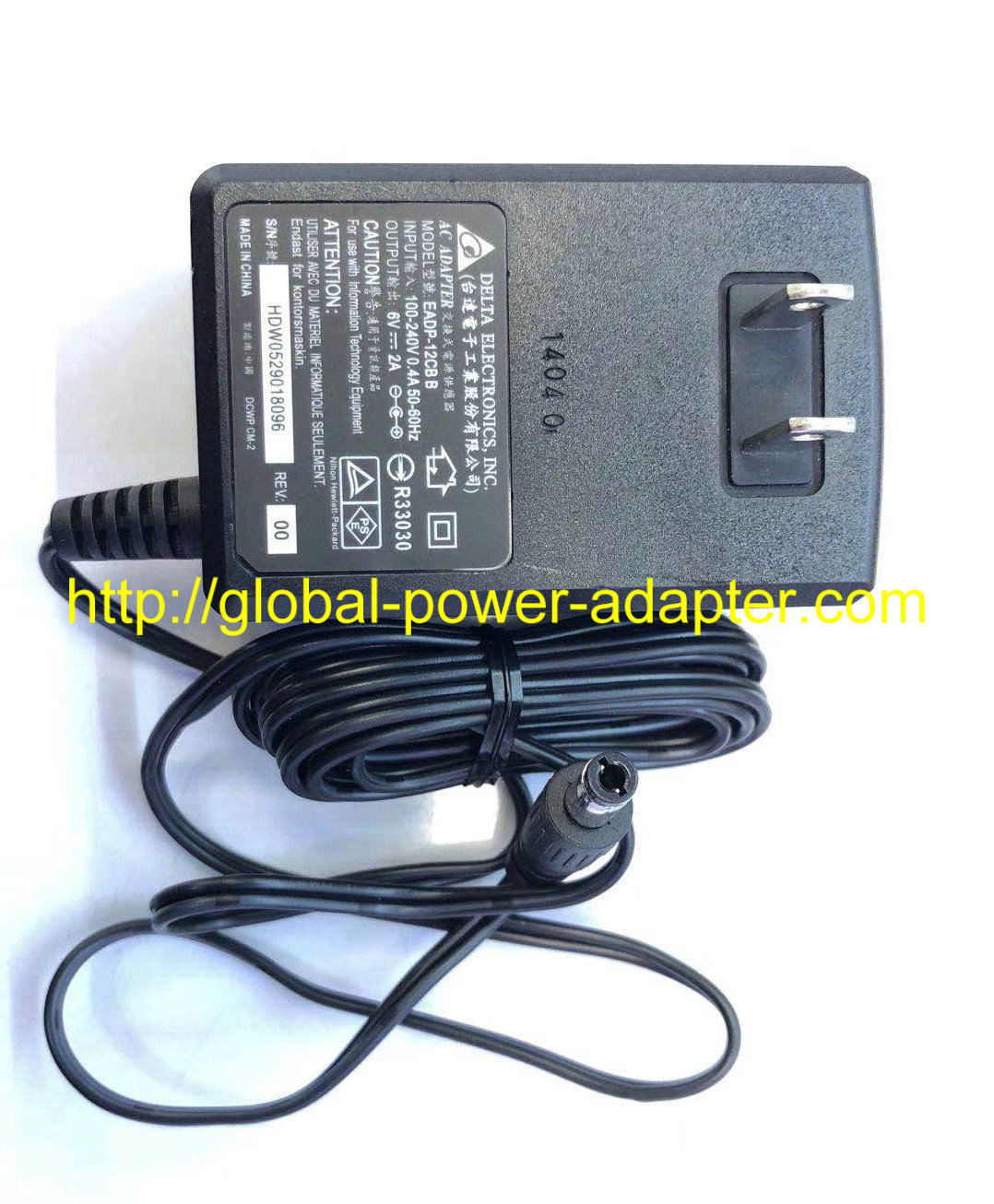 *Brand NEW* EADP-12CB B DELTA 6V 2A AC DC Adapter POWER SUPPLY - Click Image to Close